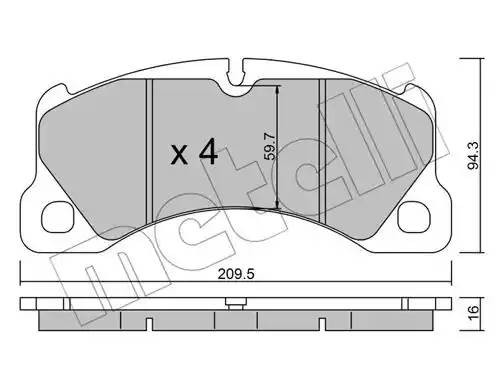 PORSCHE CAYENNE (2003>) 2209570 METELLI