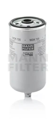 Фильтр топливный LIEBHERR MAN E2000,F2000,SG,312,322 (резьба М16х1.5мм) (слив бо WDK725 MANN FILTER