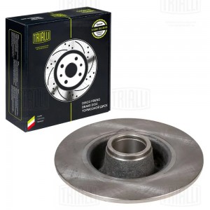 Диск торм. Renault Megane II (02-)/Clio III (05-) зад. d=240 (без подш.) (окраш. DF095109 TRIALLI