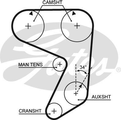 Электрический водяной насос привода вспомогательных агрегатов DriveAlign® 41554E GATES