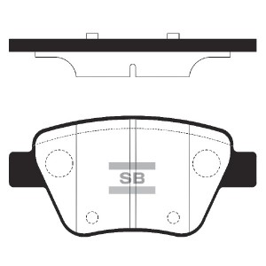 Колодки задние SKODA OCTAVIA (1Z/5E) SP2314 SP2314 SANGSIN