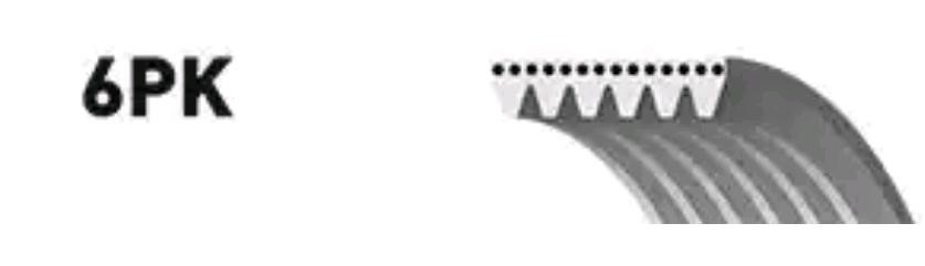 Поликлиновой ремень 6PK1078 (8653-10192) 6-PK-1078 GATES
