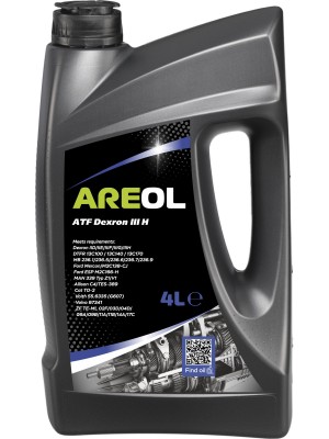 AREOL ATF DIII H (4L) жидк. для АКПП и ГУР! красн Dexron IID/IIE/IIIF/IIIG/IIIH, AR173 AREOL