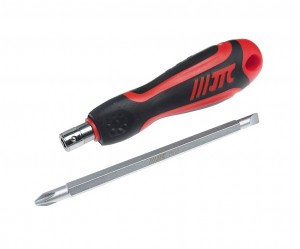 Отвертка комбинированная PH2.0-SL6.5 100мм со сквозным стержнем (сталь S2) JTC JTC-7821 JTC TOOLS