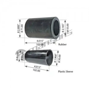 Втулка резиновая (L102, D-71, d-55) 400.008 MANSONS