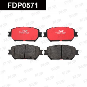 FDP0571 колодки дисковые! передние с антискр. пл.\ Toyota Camry 2.0-3.0 01>, Lex FDP0571 FAP