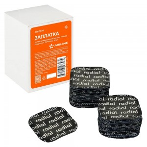 Заплата (латка) универсальная для шин и камер, квадратная, 54*54 мм, 30 шт. (ATR ATRP008 AIRLINE