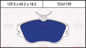 колодки дисковые передние!с датчиком износа\VW T4 1.8-2.5TDi 90-99 TCA1190 TATSUMI