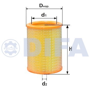Фильтр воздушный DIFA 4309-01 DIFA430901 DIFA