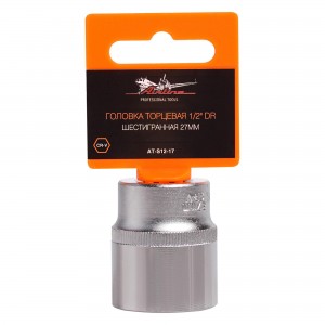 Головка торцевая 1/2" (27) "AIRLINE" (6 граней) пласт. подвес AT-S12-17 AIRLINE