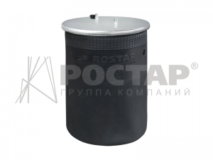 Рессора пневматическая без стакана; (2 шп.+возд. / 1 отв.) Без стакана  h=617, D R4913DG04 ROSTAR