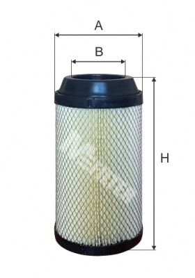фильтр воздушный !H252 D115 d70 \KUBOTA A1061 MFILTER AUTOMOTIVE FILTERS