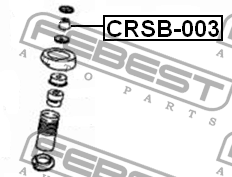 Втулка амортизатора CHRYSLER STRATUS/ SEBRING 2001-2006 CRSB-003 CRSB-003 FEBEST