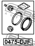 Ремкомплект тормозного суппорта 0475-DJF 0475-DJF FEBEST