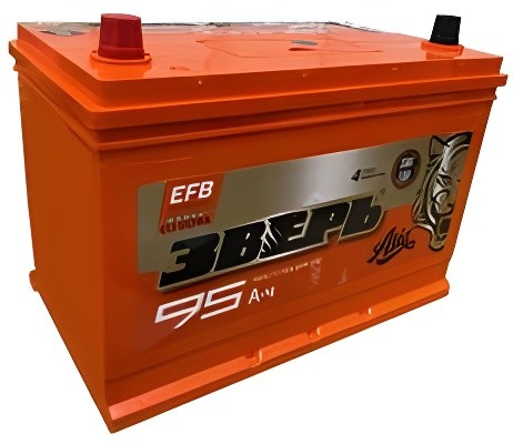ZVEFBA95-3-R Аккумулятор 95Ah 1190A 306х175х225 (EFB) о.п. (-+) ZVEFBA 95-3-R ZVER
