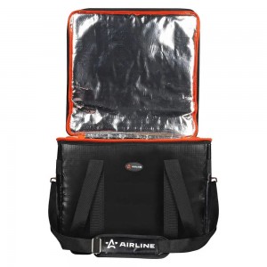 Сумка-холодильник (термосумка) BIG SIZE, 50 л, 41*42*30 см, вертикальная, черная ADCB026 AIRLINE