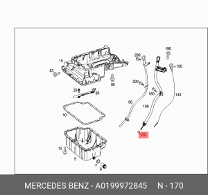 Mercedes Benz W205 2014> 11*3.2 A  0199972845 MERCEDES BENZ