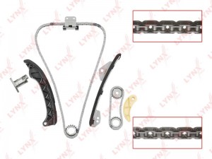 Комплект цепи ГРМ TOYOTA Auris(E150) 1.6-1.8 07 / Corolla(E150) 1.6-1.8 07 / Mat TK-0042 LYNXAUTO