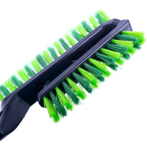 Щетка со скребком 52см двусторонняя щетина черно-зеленая AVS A78470S AVS
