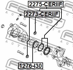 HYUNDAI/KIA D=57 1276-I30 FEBEST