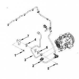 Трубка Газель Next дв.Cummins ISF 2.8 (4992138 / 5301534) (Haffen) 0519 HAFFEN