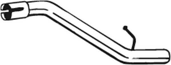 Глушитель MAZDA 3 (02-) средняя часть BOSAL 750-203 BOSAL