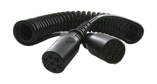 Кабель эл. ЕВРО (полуприцепа) (3.5м спираль, разъем пластик) (VIGNAL) 611070 VIGNAL SYSTEMS