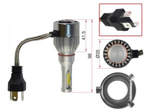 КОМПЛЕКТ СВЕТОДИОДНЫХ ЛАМП LED H4 36W/3600LM STH4LED SAT