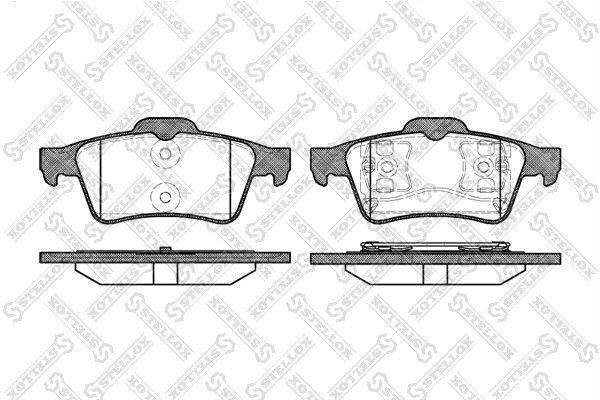 колодки дисковые з.\ Opel Vectra C, Nissan Primera, 853000BSX 853-000B-SX STELLOX