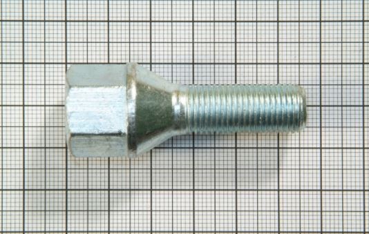 Болт колесный для а/м ВАЗ 2101/08 (на литые диски с бурт.) М12х30,5х1,25 ключ 19 003567046200009 BELZAN