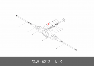 Подшипник шариковый 6212 6212 FAW