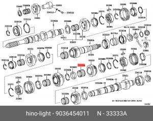 ПОДШИПНИК ШАРИКОВЫЙ 9036454011 HINO