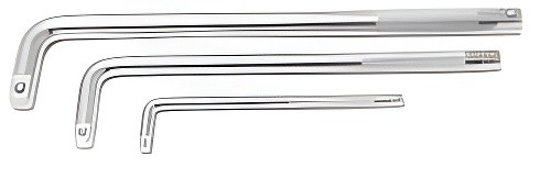 Вороток 1/2" L=460мм Г-образный с накаткой ROCKFORCE RF8154460 ROCK FORCE