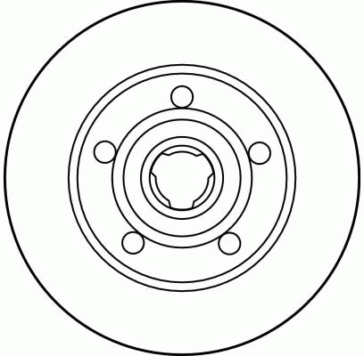 AUDI A4 B5 94-98 245x10x5 DF2771 TRW