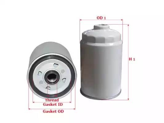 Фильтр топливный HYUNDAI Sonata NF,Santa Fe (06-),Getz KIA Rio (05-),Magentis SA FC19070 SAKURA