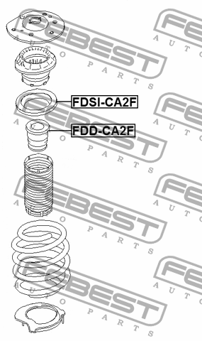 Проставка пружины верхняя FORD MONDEO CA2 2007-2014 FDSI-CA2F FDSI-CA2F FEBEST