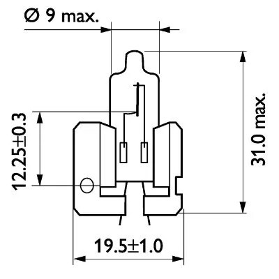 Лампа 12V H2 55W X511 PHILIPS 12311C1 PHILIPS