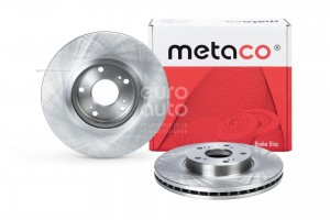 Диск тормозной передний вентилируемый 3050124 3050124 METACO