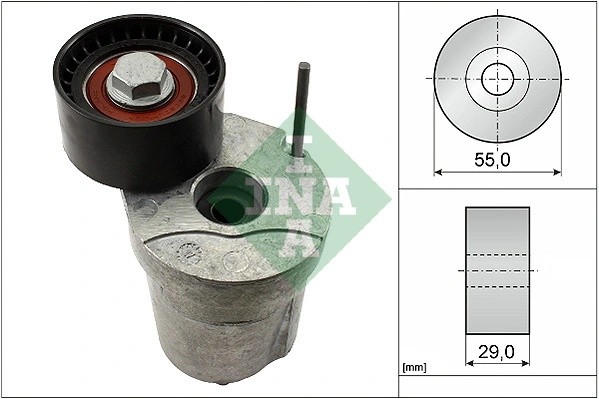 Ролик приводного ремня BMW 3 (E90),5 (F10,F11),7 (F01,F02),X5 (E70),X6 (E71) нат 534 0320 10 INA