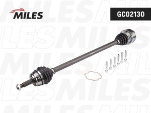 Привод в сборе правый VW GOLF II/POLO/SEAT 1.6-1.9D 83-04 (GKN 301538) GC02130 GC02130 MILES