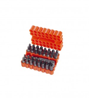 Набор бит (33 предмета) "AV Steel" (с адаптером, 1/4) AV071033 AV STEEL