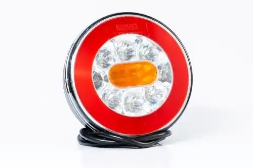 фонарь задний! LED 3-функциональный, 140х50,5 с проводом 1м \ FT110LED FRISTOM