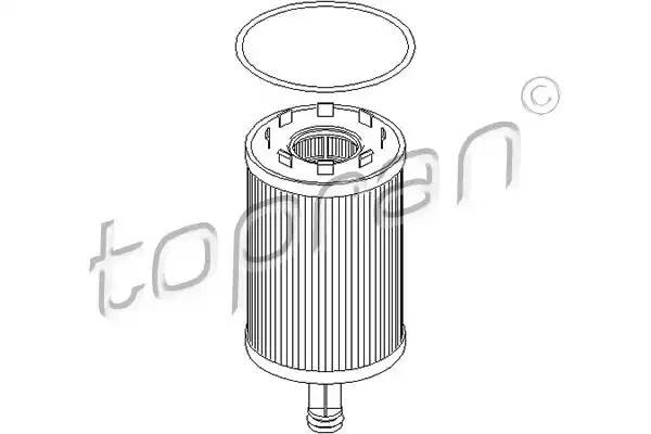 Фильтр масляный VW T5 (03-),Passat (05-) AUDI A3,A4,A6 SKODA Octavia (TDI) TOPRA 108902 HANS PRIES