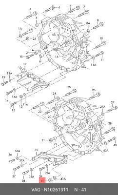 ГАЙКА М10 N 102 613 11 PORSCHE