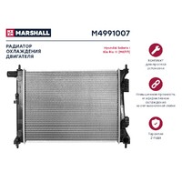 Радиатор охл. двигателя Hyundai Solaris I 10- Kia Rio III 11- МКПП M4991007 M4991007 MARSHALL