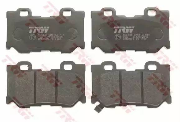 Колодки задние INFINITI FX, G, QX70 GDB3515 GDB3515 TRW