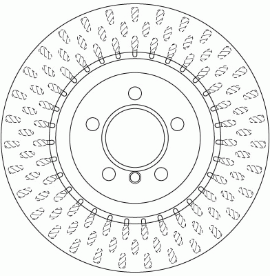Диск тормозной LAND ROVER: RANGE ROVER III 02-12 TRW DF6506S TRW