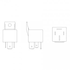 Реле защ. старт. 24V 30A 4 конт. для а/м КАМАЗ/МАЗ (с кроншт.) (SCR 0159) SCR 0159 START VOLT