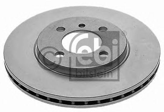 Диск тормозной BMW 3 (E30) (82-) передний (1шт.) FEBI 04059 FEBI BILSTEIN