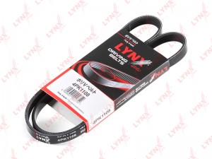 Ремень поликлиновой подходит для KIA Clarus 1.8 96, HONDA Accord VII 3.0 98-03,  4PK1108 LYNXAUTO